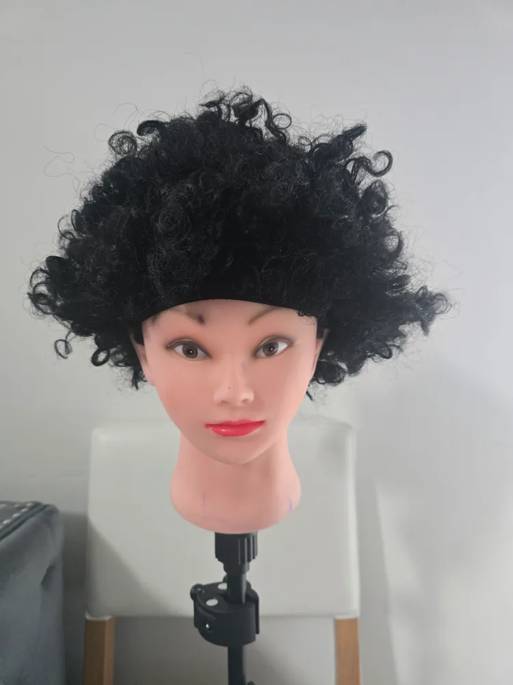 Afro Wig - Black thumbnail