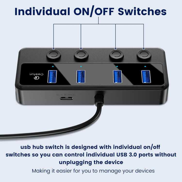 NEW 4-Port USB 3.0 Hub - photo 4