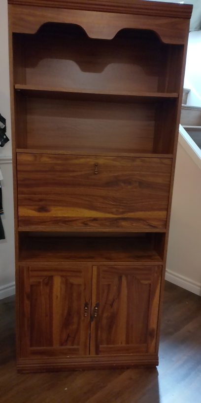 Wooden Secretary Desk/Cabinet - photo 2