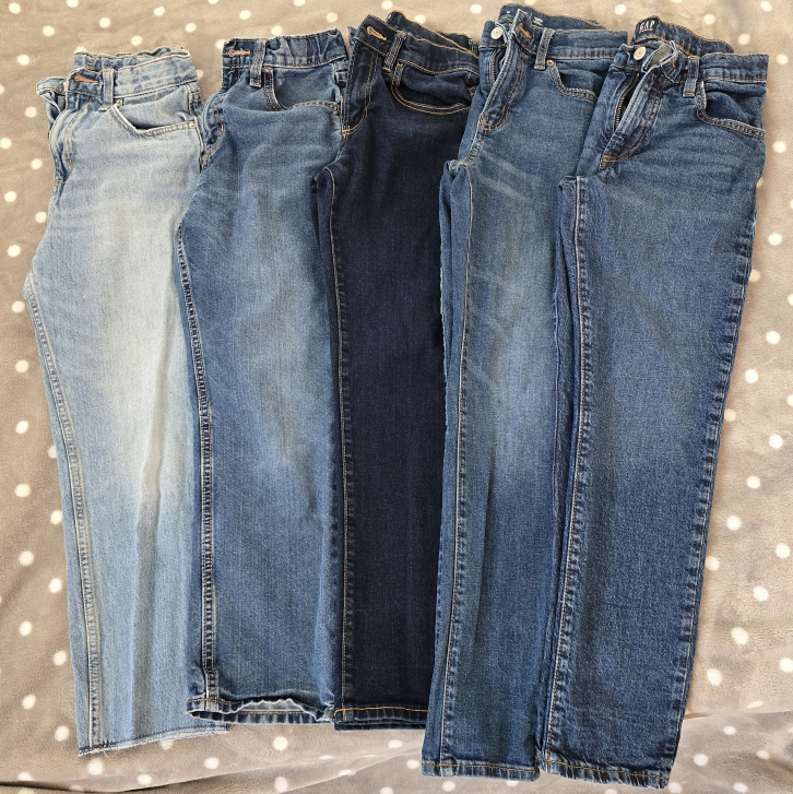 Kids Jeans- 2 Gap, 3 Old Navy, size 12