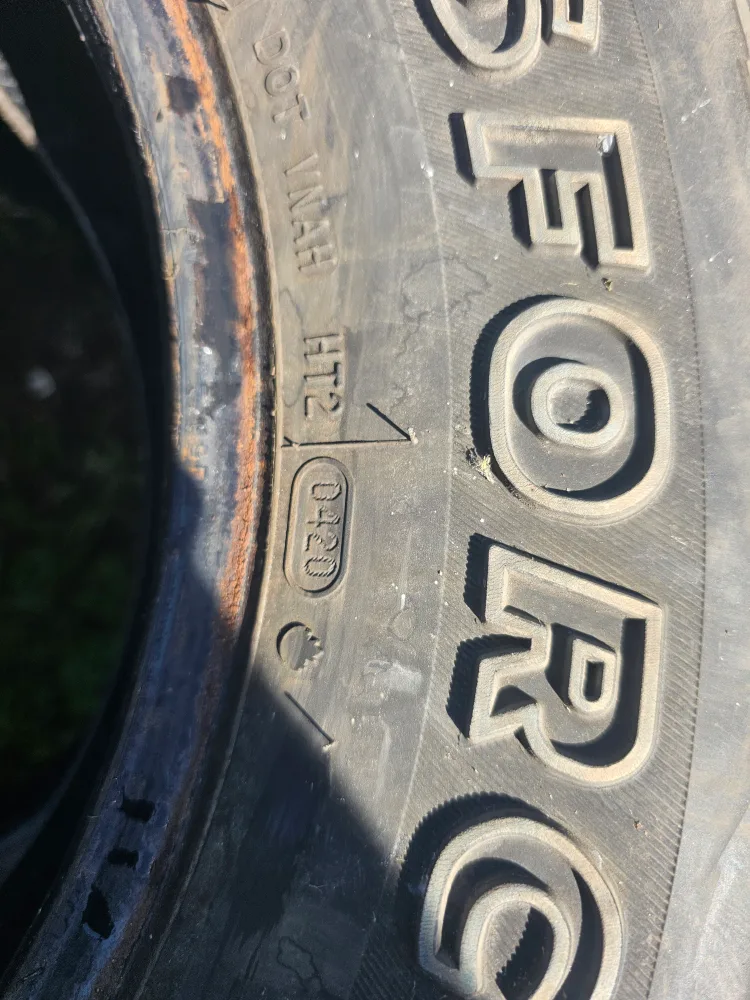 2X LT265/70R17 Firestone Transforce HT2 all season tires only 2 image indicator(4)