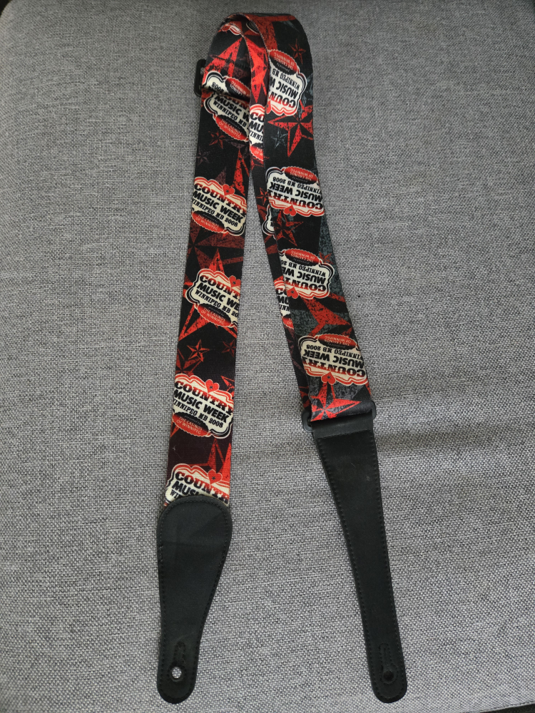 Country Music Week Guitar Strap (free)