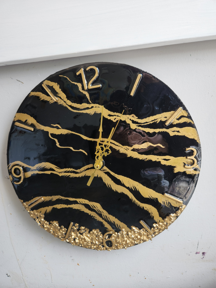 Handmade Resin Wall Clock
