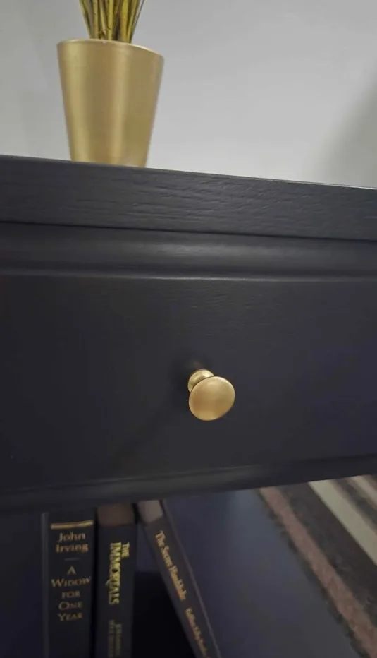 Black End Table with Drawer image indicator(8)