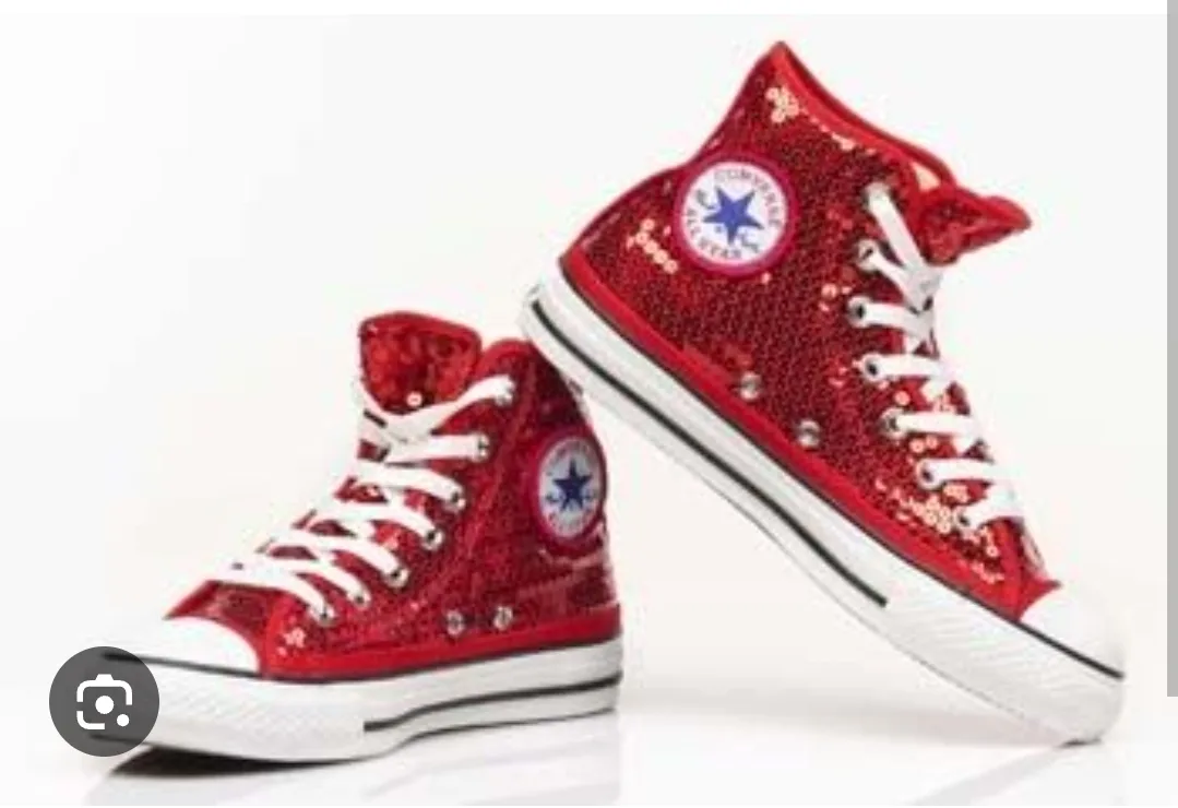 Special Edition Converse All Star Sequin High Top Sneakers thumbnail