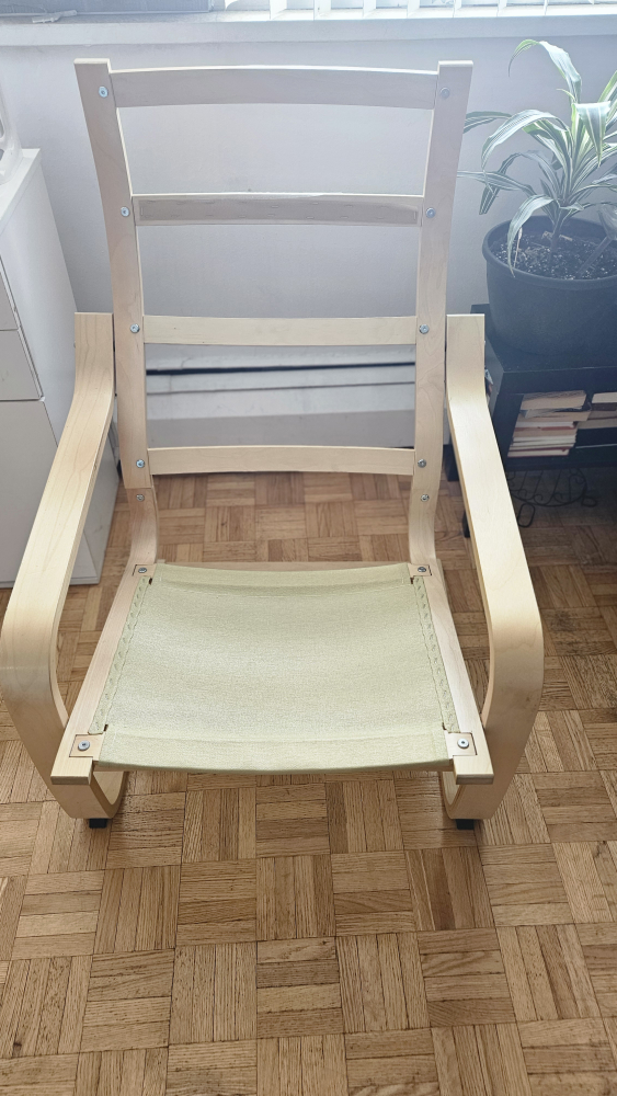 IKEA Poang Chair - Black Cushion - photo 5