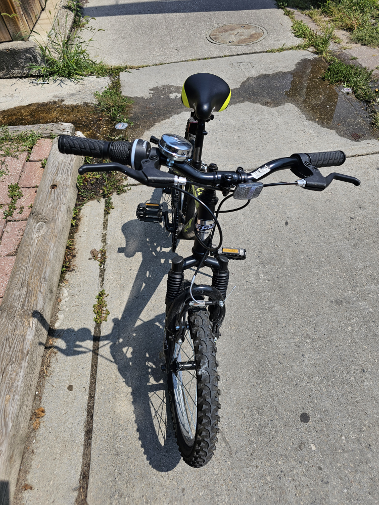 CCM Ruckus Kids' Bike - Black & Green - photo 2