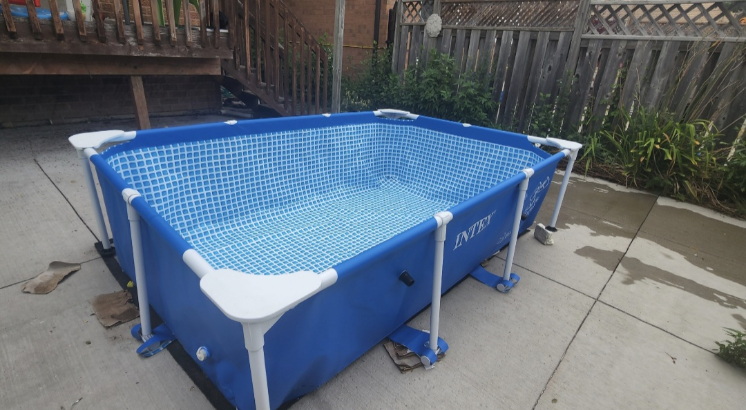 Intex Rectangular Frame Pool - Blue