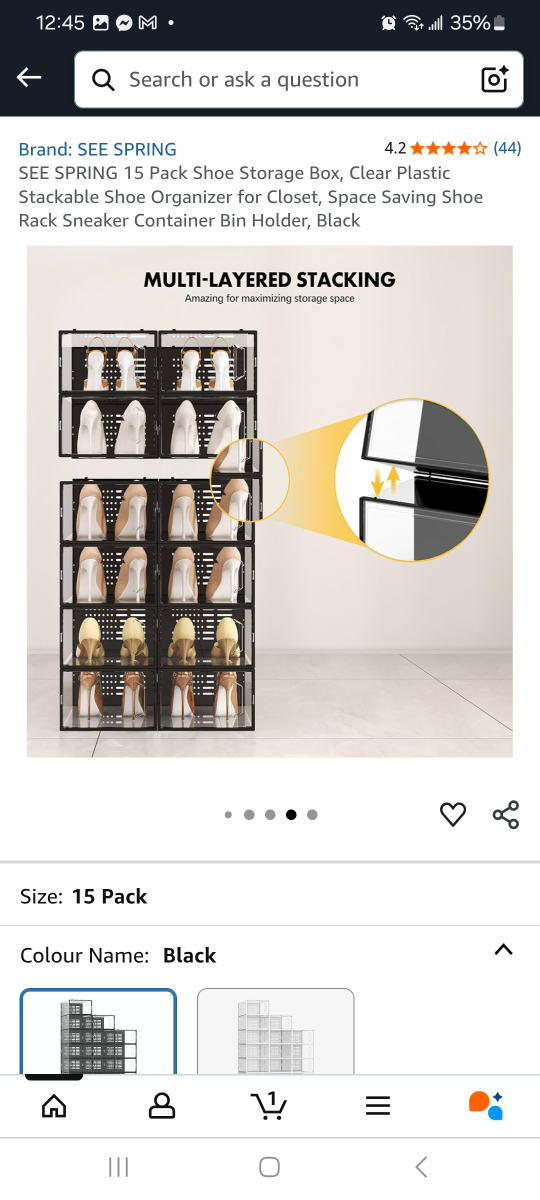 New SEE SPRING Stackable Shoe Box Organizer 15 Pack - photo 3