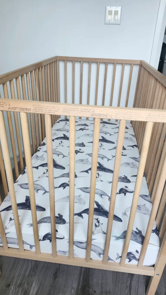 Ikea wooden crib for sale image indicator(3)