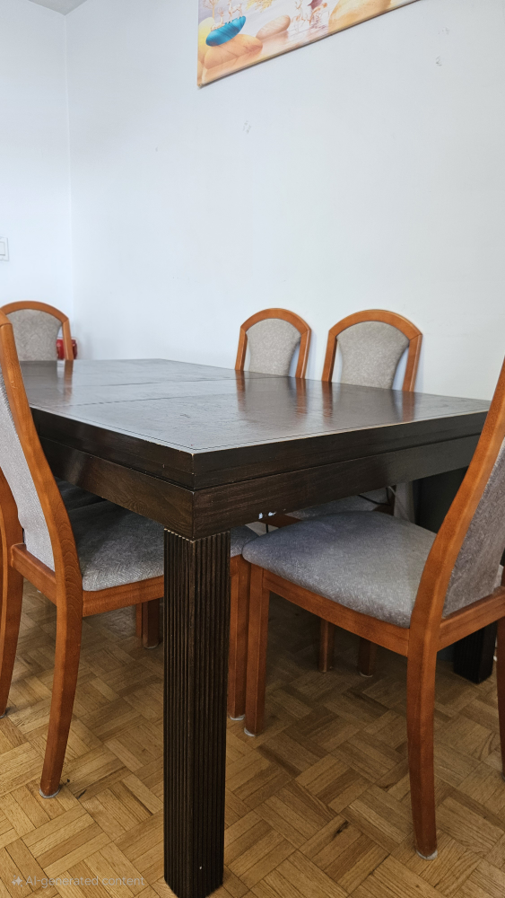 Dining Table with 6 Chairs