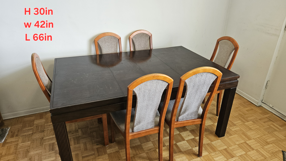 Dining Table with 6 Chairs - photo 2