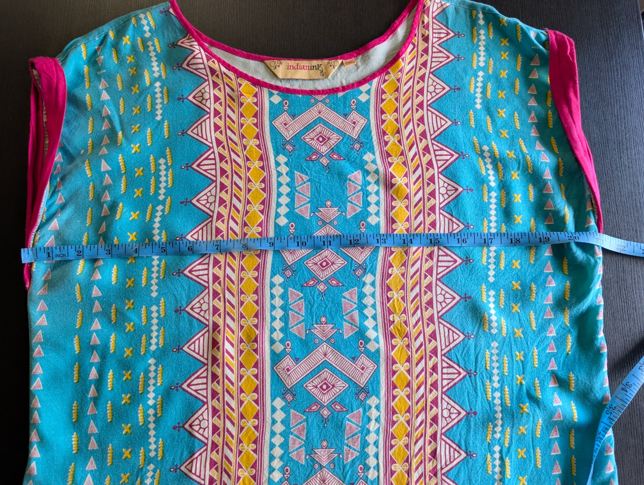 Gorgeous Blue Patterned Top - photo 2