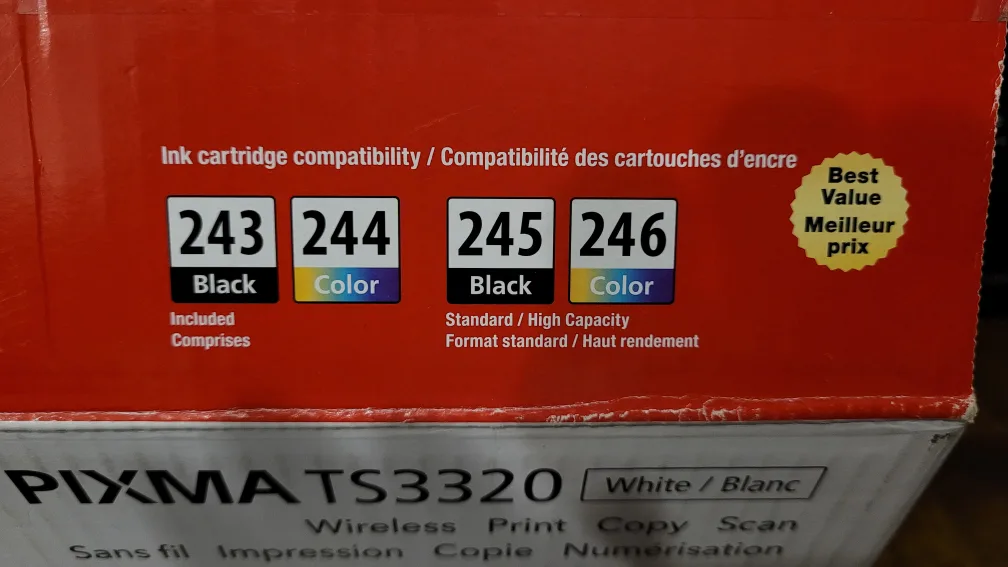 Canon PIXMA TS3320 Wireless Printer - White image indicator(3)