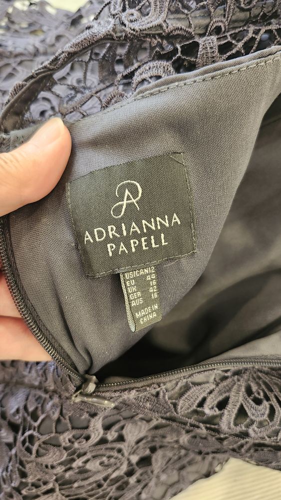 Adrianna Papell Lace Dress - Size 12 - photo 2