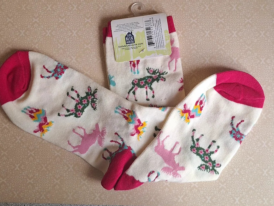 Little Blue House Women's Crew Socks - New image indicator(2)