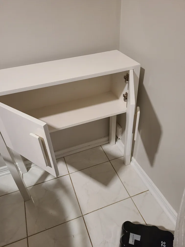 White Cabinet with Doors image indicator(5)