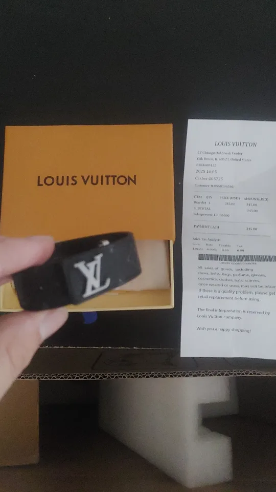 Louis Vuitton Bracelet - Black