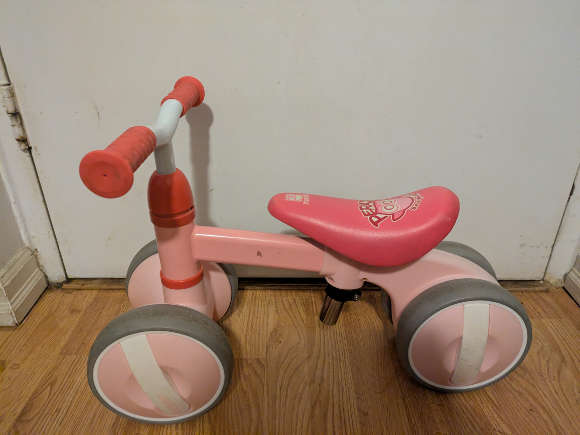 Balance bike and tricycle