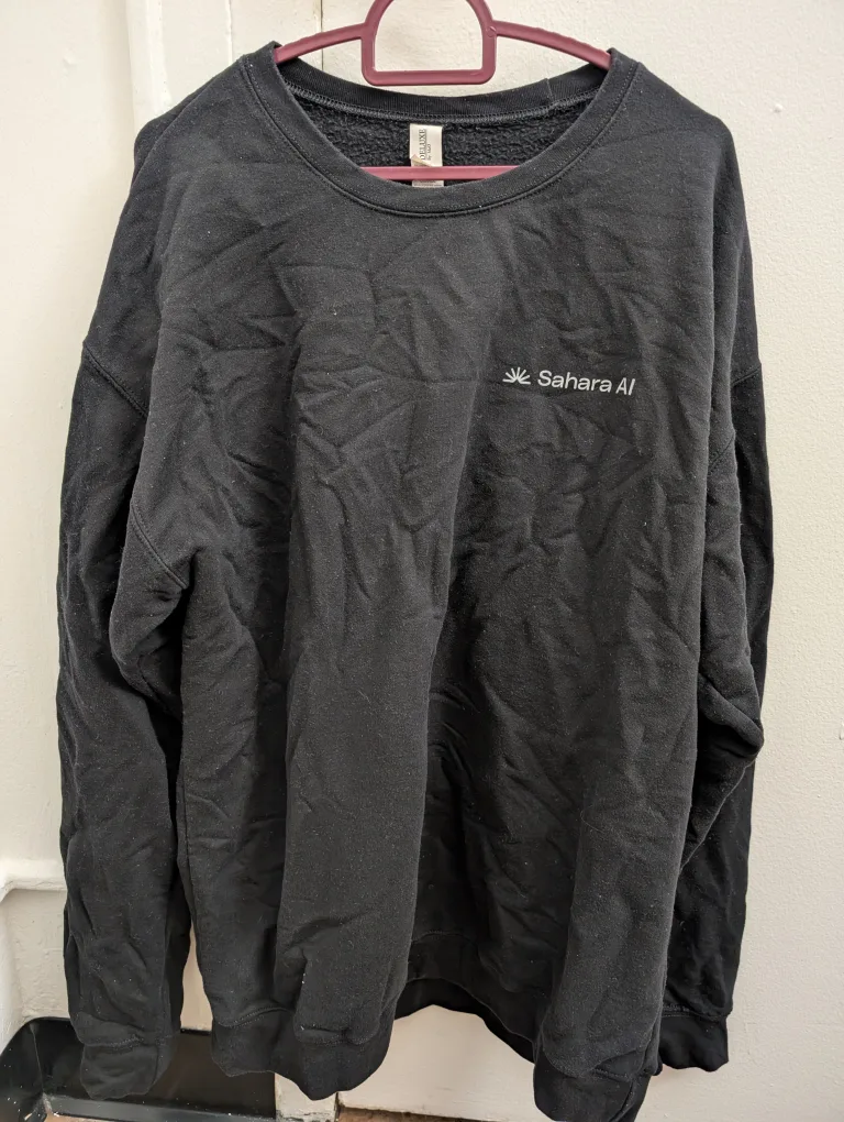 Sahara AI Black Sweatshirt thumbnail
