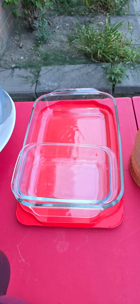 Glass Pyrex Baking Dish Set thumbnail