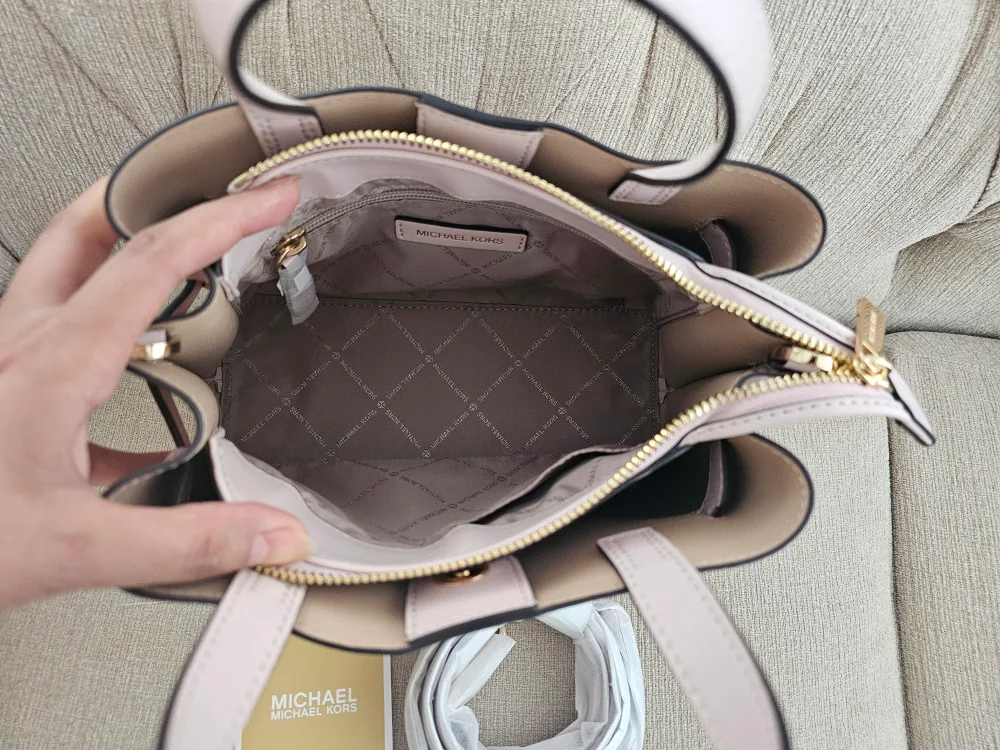 Michael Kors Emilia Satchel - Pale Pink image indicator(7)
