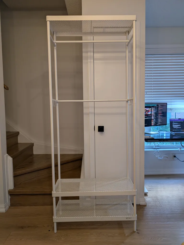 IKEA MACKAPÄR Clothes Rack, White image indicator(2)