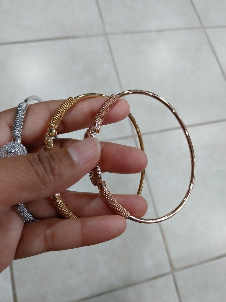 brecelate gold silver and rose gold - photo 4