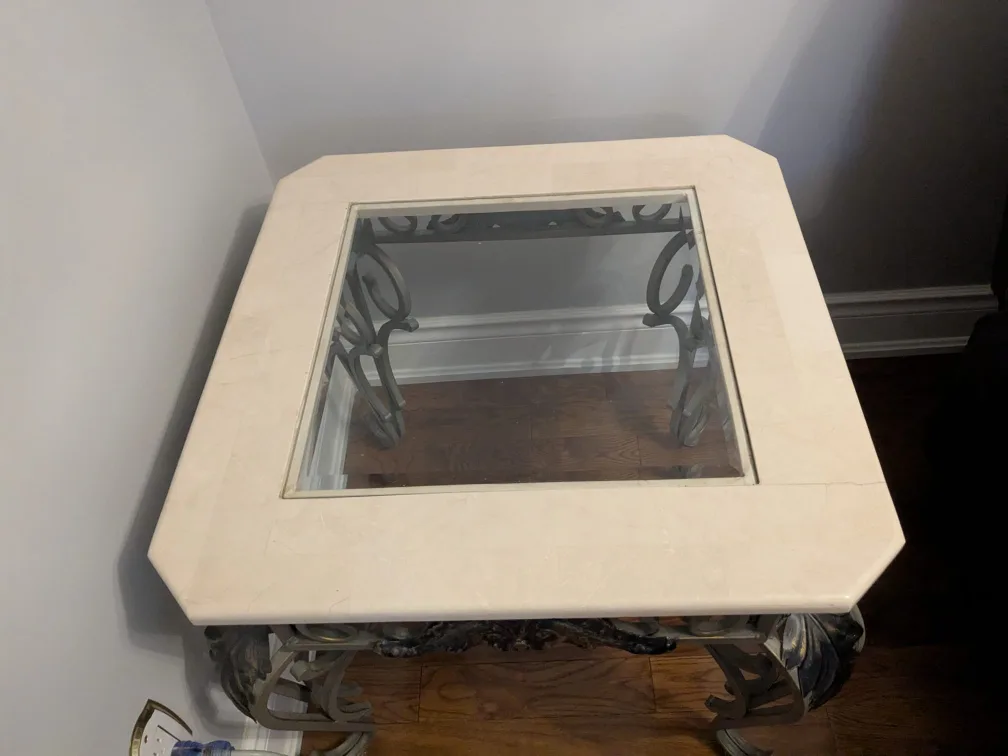 Glass Top End Table_ 3 pieces image indicator(2)