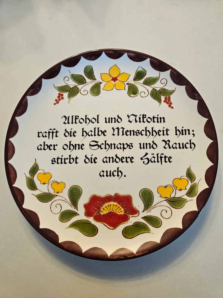Schramberg Handbemalt Decorative Plate thumbnail