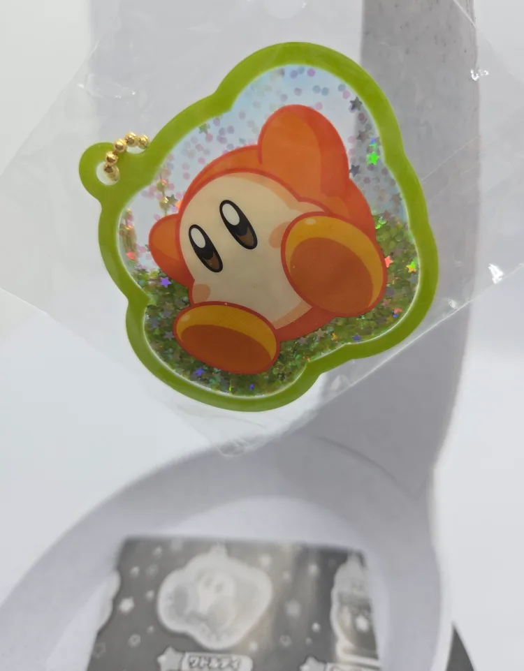 Kirby Holo Shaka Acrylic Keychain Vol. 2 - Waddle Dee thumbnail
