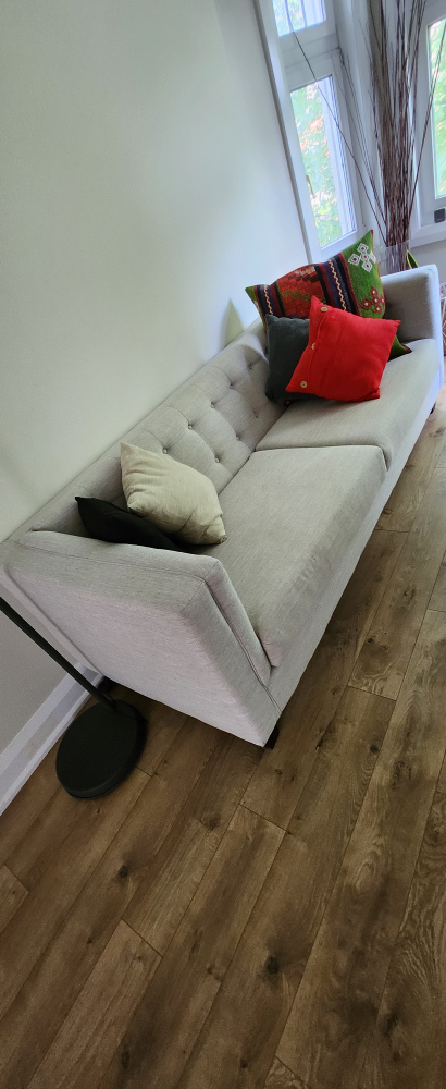 Modern Light Grey Sofa - photo 2