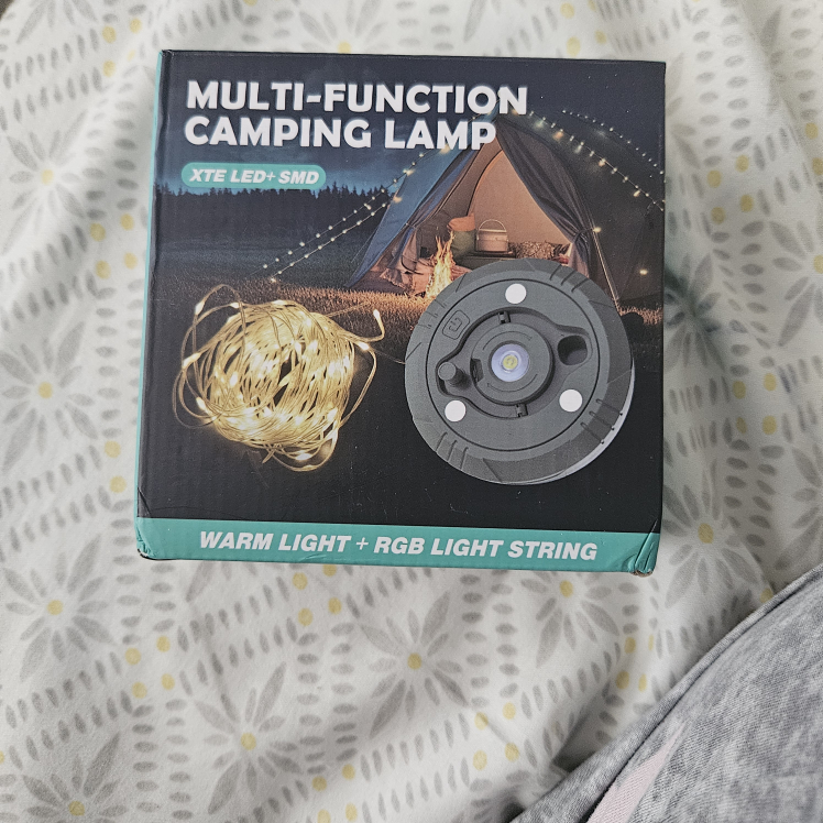 Multi-Function Camping Lamp - Warm/RGB Light String - photo 2