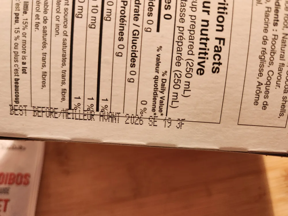 President's Choice Maple Rooibos Red Tea image indicator(2)