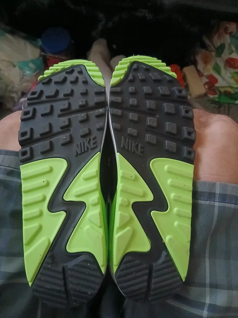 Nike Air Max 90 White/Lime - Size 9/5 image indicator(4)