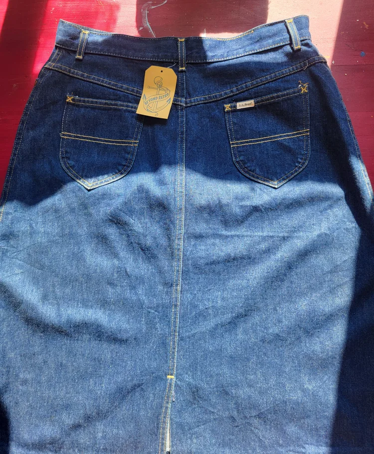 L.L.Bean Denim Skirt 🧡 image indicator(2)