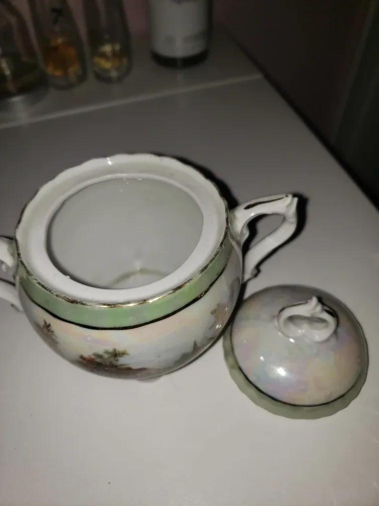 Vintage Sugar Bowl with Lid 🧡 image indicator(2)
