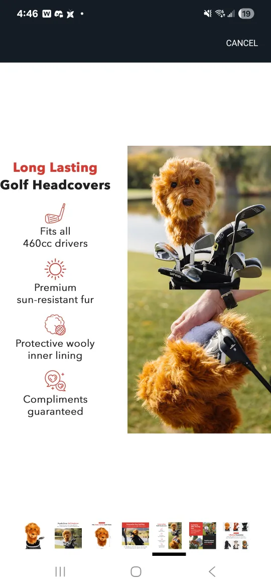Doodle Driver Golf Headcover image indicator(2)