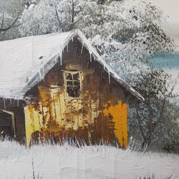 P. Finch Winter Landscape Painting image indicator(7)