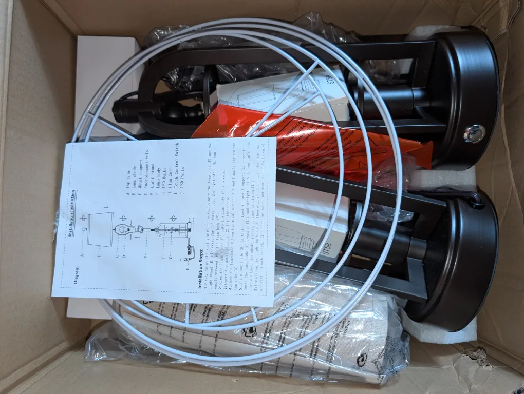 Cage Table Lamp - 28.2 inch image indicator(7)