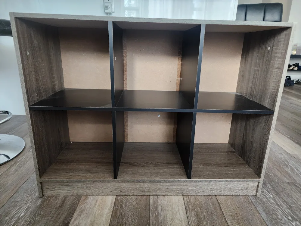 Wooden Shelf Unit - 6 Cubbies thumbnail