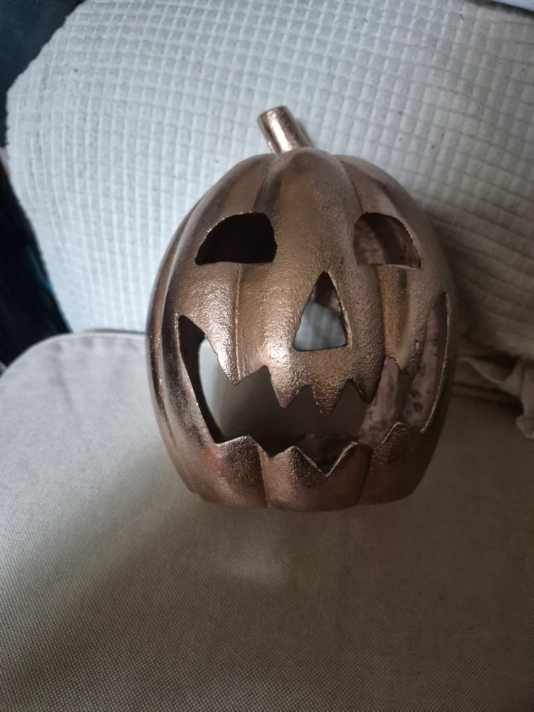Rose Gold Pumpkin Decor❤️ thumbnail
