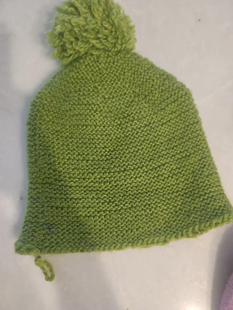 Assorted Knit Hats - Green, Purple, White image indicator(2)