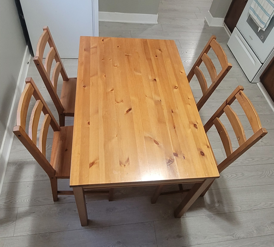 Jokkmokk Dining Table + 4 Chairs from IKEA - photo 2