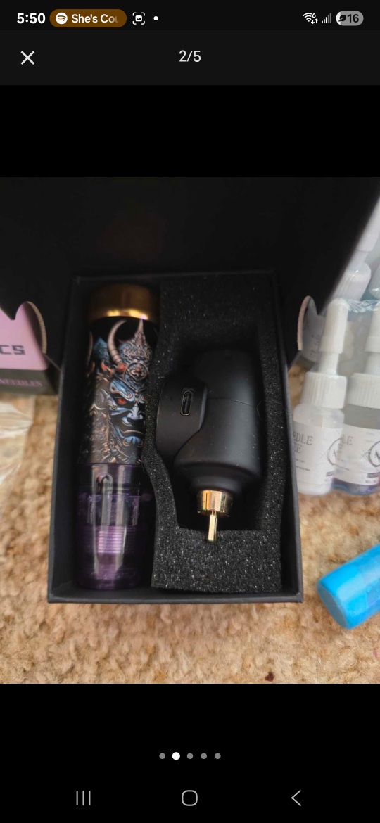 NB Tattoo Kit with Needles & Ink - photo 2