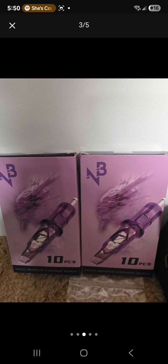 NB Tattoo Kit with Needles & Ink - photo 3