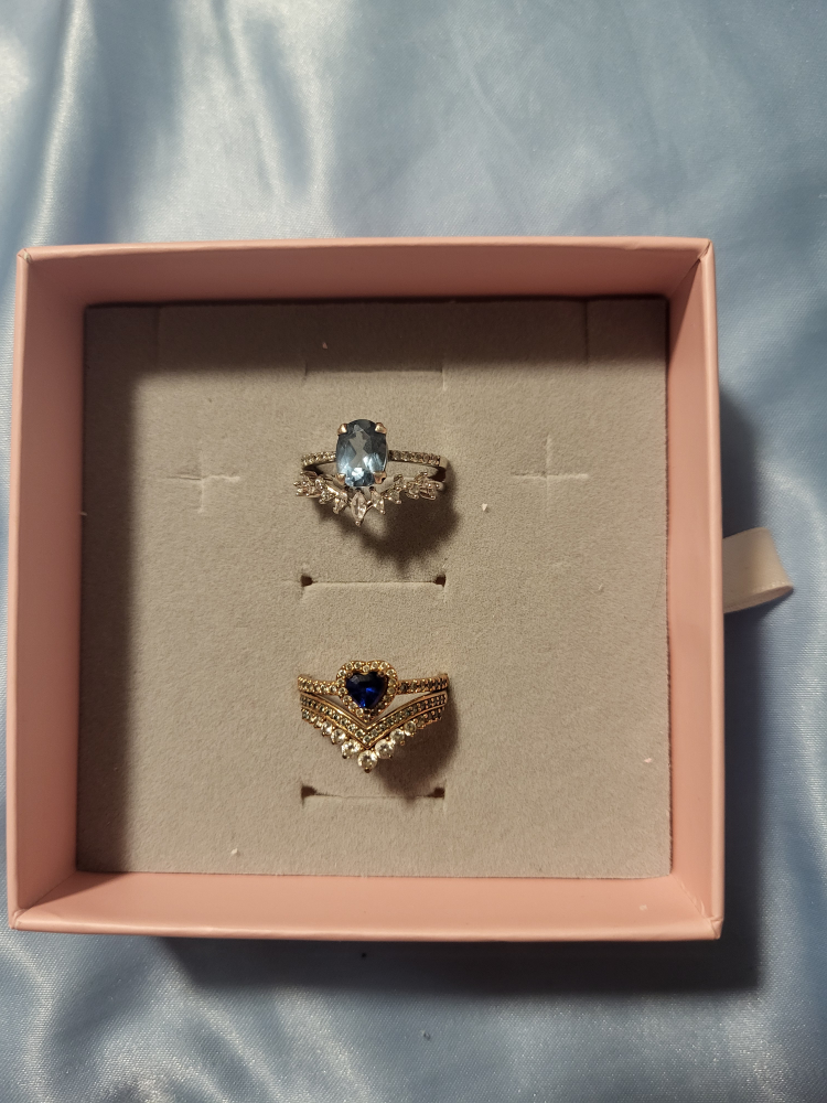 4 rings - 2 sets - photo 2