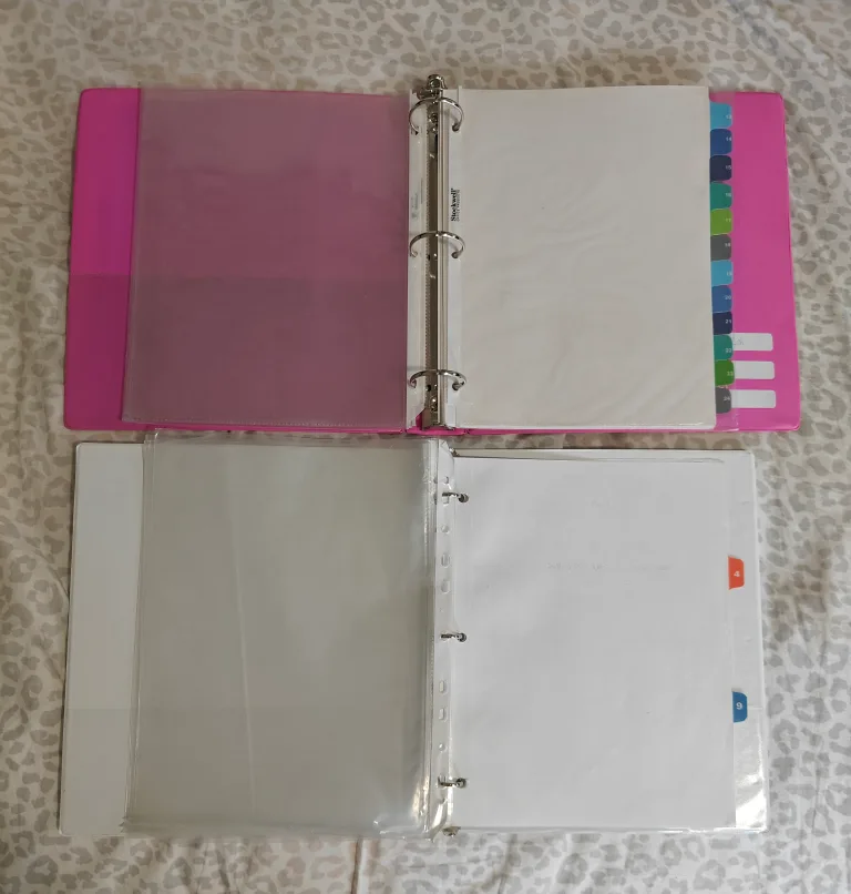 Hello Kitty & Jurassic Park Folder and Binder Set 💖🧡 image indicator(4)