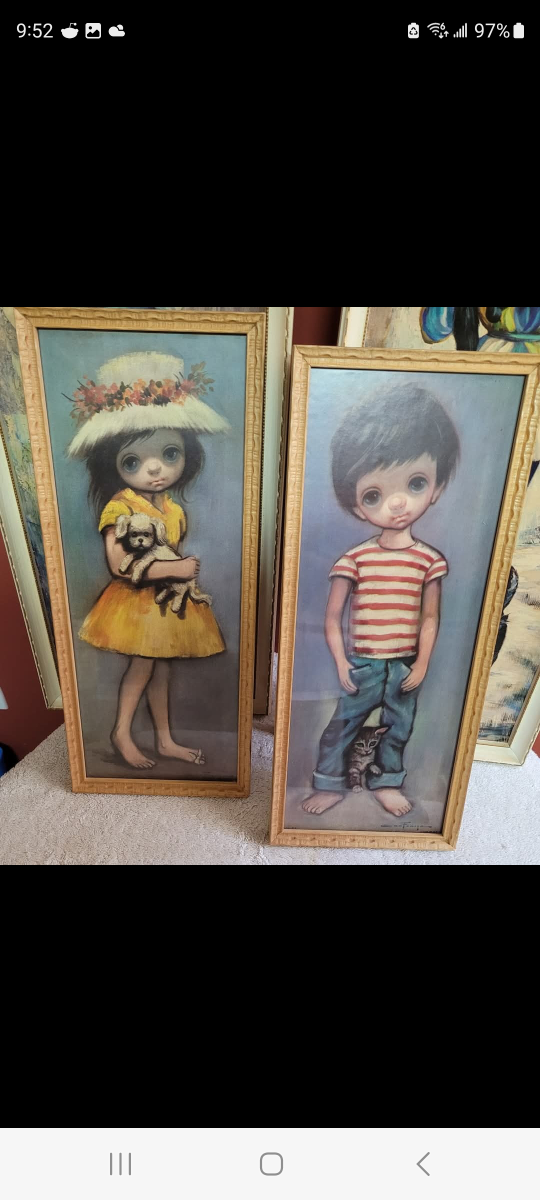 Vintage Big Eye decor