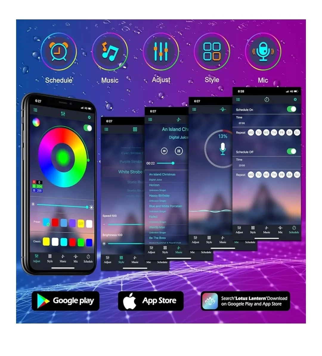 300FT Outdoor LED Strip Lights - Waterproof image indicator(4)